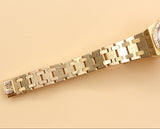 Audemars Piguet - Pre-owned Rose Gold Royal Oak Mini Mother of Pearl Diamond Dial Diamond Bezel 67076OR