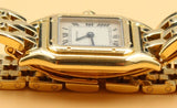 Cartier - Pre-owned Two Tone Yellow Gold Panthère Small 22 x 30mm White Dial 866911