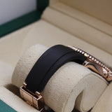 Rolex - Pre-owned Rose Gold Yacht-Master 40mm Black Dial 126655