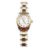 Rolex - Unworn Two Tone Yellow Gold Datejust 31  White Roman Dial Two-Tone Yellow Gold Oyster Bracelet 278243