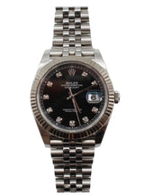 Rolex - Pre-owned Datejust 41 Black Diamond Dial Jubilee Bracelet 126334
