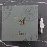 Audemars Piguet - Pre-owned Royal Oak Mini Diamond & Emerald Dial Diamond Bezel & Bracelet 67173BC