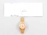 Rolex - Pre-owned Yellow Gold Day-Date 36 Salmon Pie Pan Dial 1803