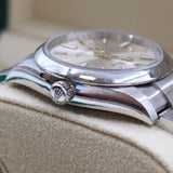 Rolex - Pre-owned Stainless Steel Oyster Perpetual 34 Silver Dial 124200