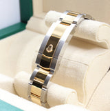 Rolex - Pre-owned Two Tone Yellow Gold Datejust 36 Champagne Motif Dial Oyster Bracelet 126233