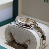 Rolex - Unworn Two Tone Yellow Gold Datejust 31 Champagne Index Dial Oyster Bracelet 278273