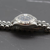 Rolex - Pre-owned Stainless Steel Lady-Datejust 26mm Blue Diamond Rolex Motif Dial 179174