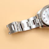 Rolex - Pre-owned Lady-Datejust 26mm Mother of Pearl Diamond Dial Oyster Bracelet 179174