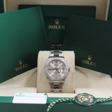 Rolex - Unworn Stainless Steel Datejust 31 Silver Diamond Dial Diamond Bezel 278384RBR
