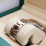 Rolex - Pre-owned Two Tone Rose Gold Datejust 36 Silver Motif Dial 126231