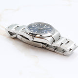Rolex - Pre-owned Stainless Steel Oyster Perpetual 34 Blue Dial 124200