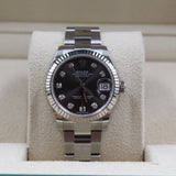 Rolex - Unworn Datejust 31 Grey Diamond Dial Oyster Bracelet 278274