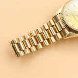 Rolex - Pre-owned Yellow Gold Day-Date 36 Champagne Diamond Dial 18238