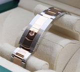 Rolex - Pre-owned Two Tone Rose Gold Datejust 36 Wimbledon Roman Dial Oyster Bracelet 126231