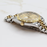 Rolex - Pre-owned Two Tone Yellow Gold Datejust 41 Champagne Index Dial 126333