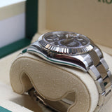 Rolex - Unworn Sky-Dweller Blue Dial NOS Stickers Oyster Bracelet 326934