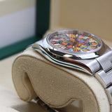 Rolex - Unworn Stainless Steel Oyster Perpetual 41 Multicolored Motif Dial 134300