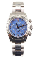 Rolex - Pre-owned White Gold Daytona Sodalite Dial 116509