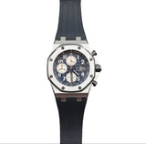 Audemars Piguet - Pre-owned Royal Oak Offshore Chronograph "Navy" Blue Dial 26470ST