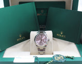 Rolex - Unworn Datejust 31 Pink Index Dial Oyster Bracelet 278274