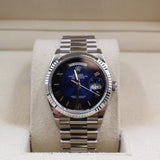 Rolex - Unworn White Gold Day-Date 36 Blue Ombré Dial 128239
