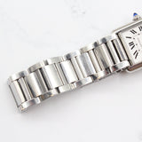 Cartier - Pre-owned Stainless Steel Tank Must De Cartier Large 33.7 x 25.5mm WSTA0052