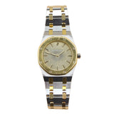 Audemars Piguet - Pre-owned Two Tone Yellow Gold Royal Oak 33mm Gold Dial 56303SA