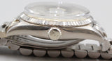 Rolex - Pre-owned White Gold Day-Date 36 Silver Pie Pan Dial 1803