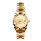 Rolex - Unworn Yellow Gold Day-Date 40 Champagne Index Dial 228238