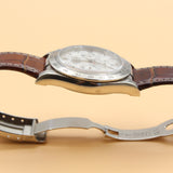 Rolex - Pre-owned 40mm Daytona Zenith Mother of Pearl Diamond Dial Leather Bracelet 16519