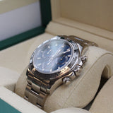 Rolex - Pre-owned White Gold Daytona 40mm Blue Dial 116509