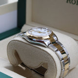 Rolex - Unworn Two Tone Yellow Gold Datejust 31  White Roman Dial Two-Tone Yellow Gold Oyster Bracelet 278243