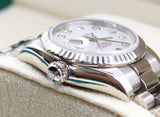 Rolex - White Gold Lady-Datejust Mother of Pearl Diamond Dial Presidential Bracelet 179179NG