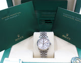 Rolex - Pre-owned Datejust 31 Silver Diamond Dial Jubilee Bracelet 278274
