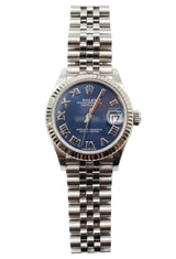 Rolex - Pre-owned Datejust 31 Blue Roman Dial Jubilee Bracelet 278274