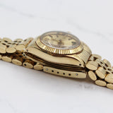 Rolex - Pre-owned Yellow Gold Oyster Perpetual Champagne Index Dial 6719