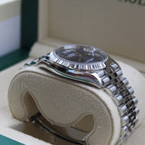 Rolex - Unworn Stainless Steel Datejust 36 Blue Roman Dial 126234