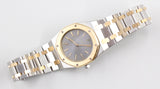 Audemars Piguet - Pre-owned Two Tone Yellow Gold Royal Oak 33mm Grey Dial 56143SA