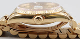 Rolex - Pre-owned Yellow Gold Day-Date 36 Double Quick Set Champagne Diamond Dial 18238
