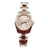 Rolex - Pre-owned Two Tone Rose Gold Datejust 41 Sundust Dial Oyster Bracelet 126301