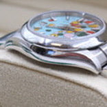 Rolex - Pre-owned Stainless Steel Oyster Perpetual 31mm  Silver Dial blue "Celebration" 277200