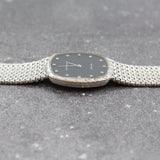 Audemars Piguet - Pre-owned White Gold Cobra Vintage AP 31 x 34mm Black Diamond Dial