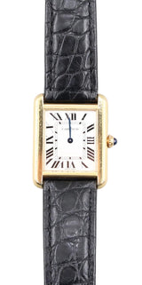Cartier - Pre-owned Yellow Gold Tank Solo Small 24 x 31mm W1018755