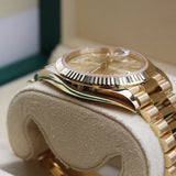 Rolex - Unworn Yellow Gold Day-Date 40 Champagne Index Dial 228238