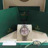 Rolex - Unworn Datejust 31 Pink Index Dial Jubilee Bracelet 278274