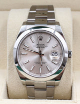 Rolex - Pre-owned Datejust 41mm Silver Dial Oyster Bracelet 126300
