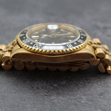 Rolex - Pre-owned 40mm Yellow Gold GMT-Master Black Nipple Dial Jubilee Bracelet 16758