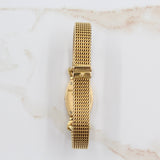 Audemars Piguet - Pre-owned Yellow Gold Charleston 15 x 23mm White Dial Diamond Bezel 67178