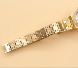 Audemars Piguet - Pre-owned Rose Gold Royal Oak Mini Mother of Pearl Diamond Dial Diamond Bezel 67076OR