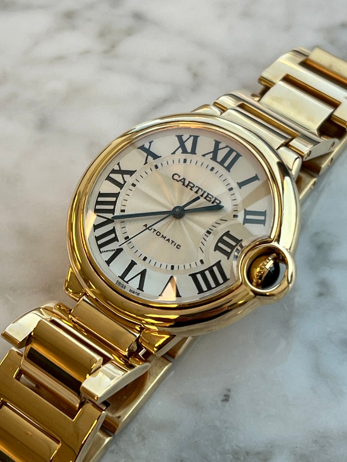 Cartier Pre-owned Ballon Bleu Yellow Gold 36mm w69003z2 3002